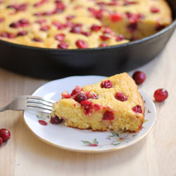 cranberry cornmeal cake thumbnail image