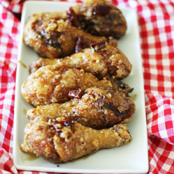 Home-made crunchy fried chicken | www.savoringspoon.com